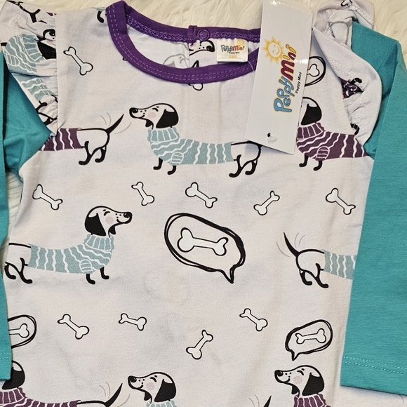 BUNDLE-Penelope Plumm Playsuit 2T & Poppy Mini Playsuit 18 months - Picture 10 of 15